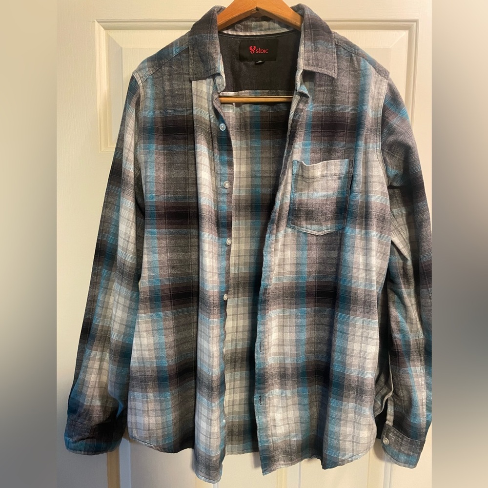 Stoic men’s flannel medium